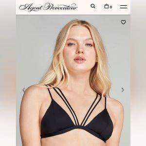 AP Black Marina Bikini top AP1 XS